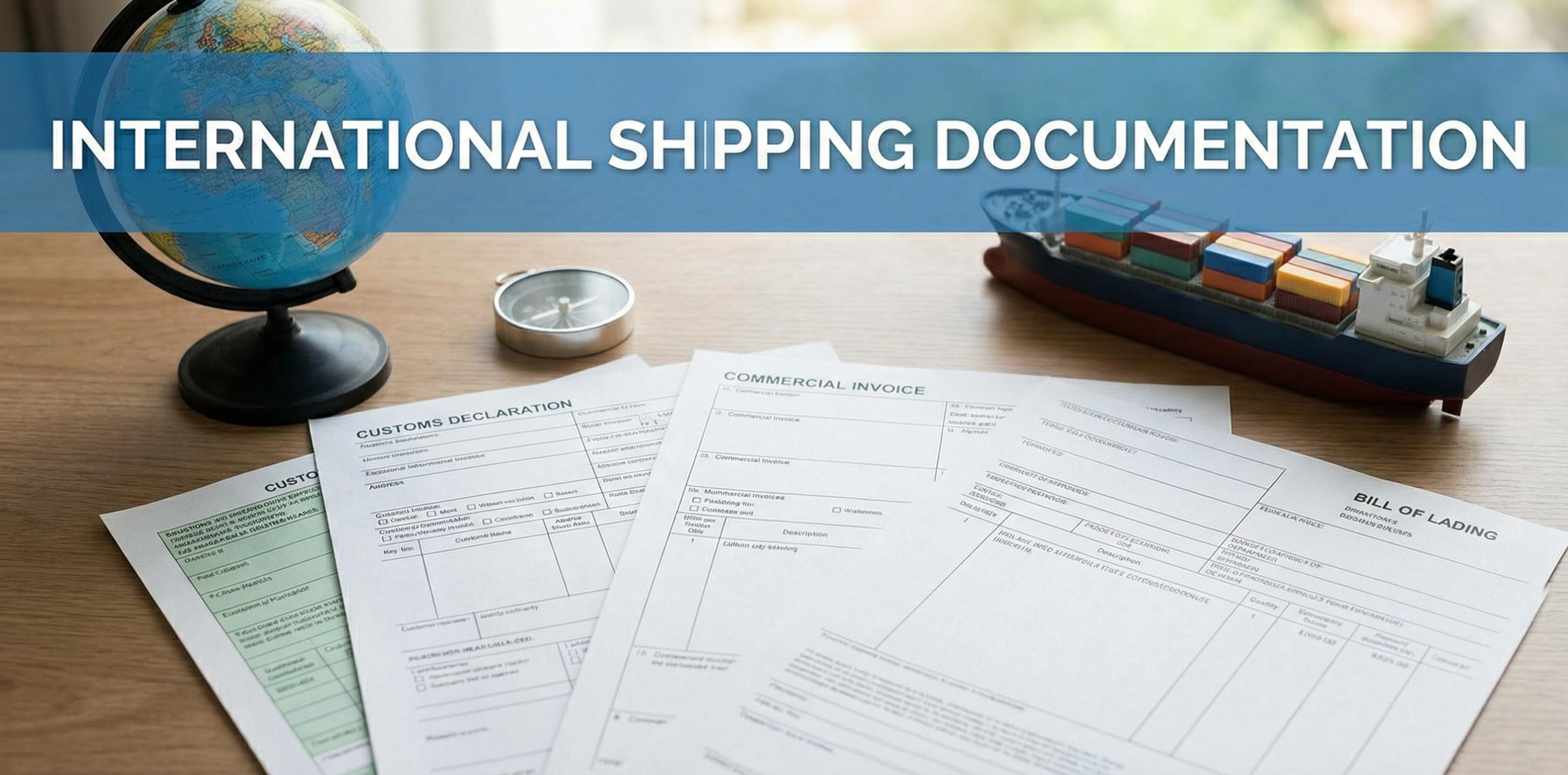 International shipping documentation