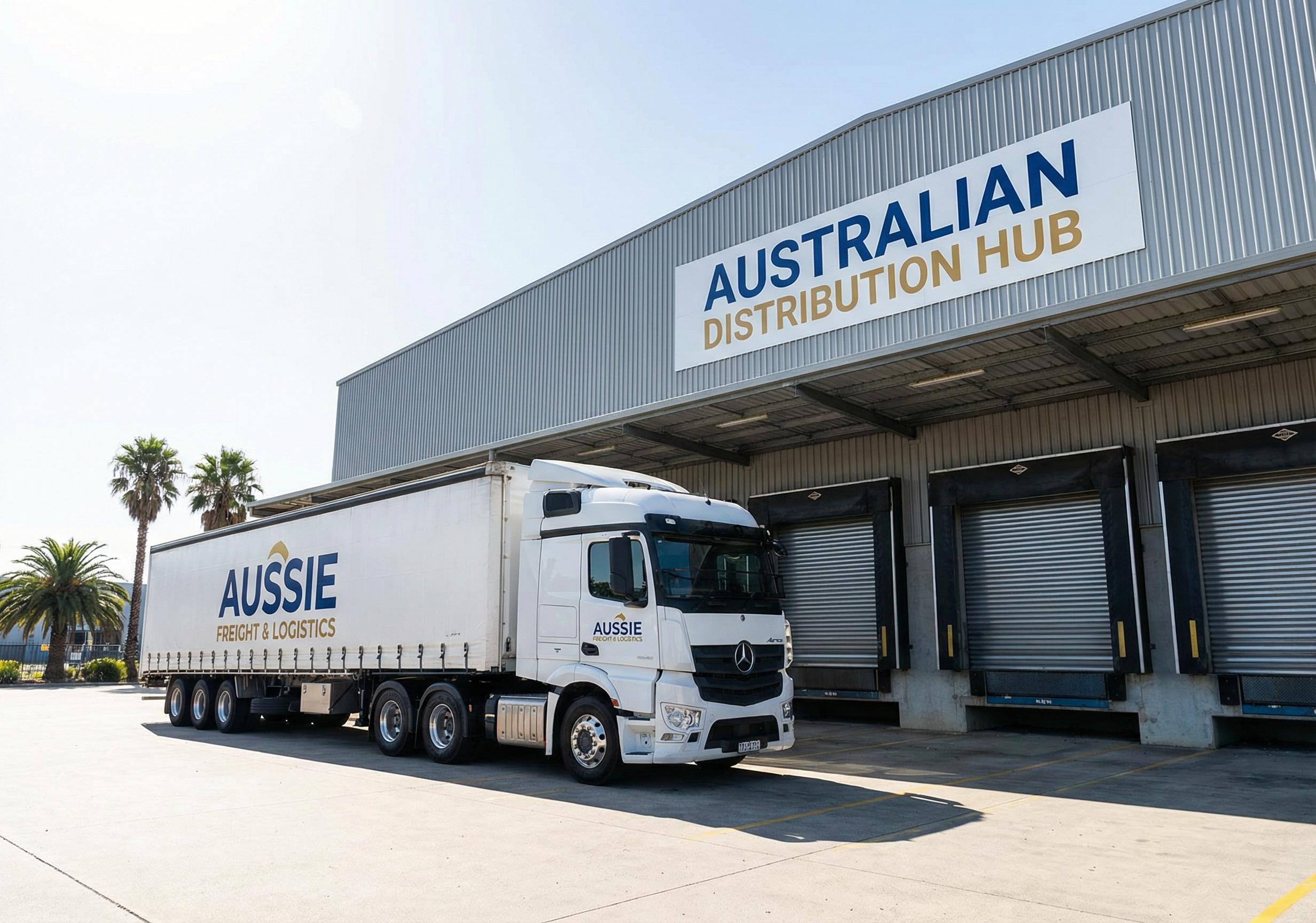 Road freight truck and warehouse logistics